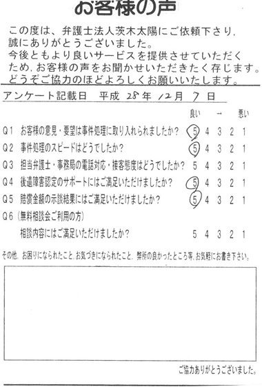 お客様の声（H28.12.7）