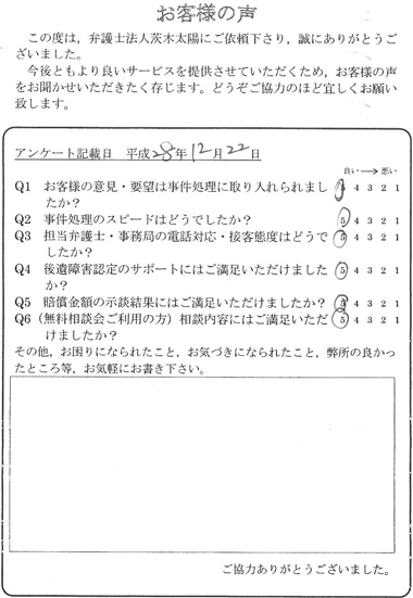 井上先生にお願いして本当によかったです。大まんぞくです。また、何かあれば、お願いしたいです。