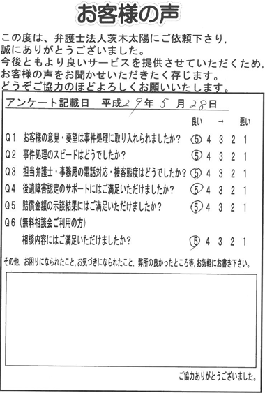 お客様の声（H29.5.28）